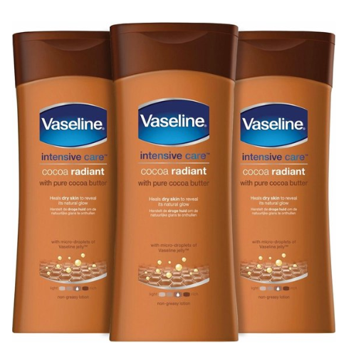 Vaseline Cocoa Radiant - 3 x 400 ml
