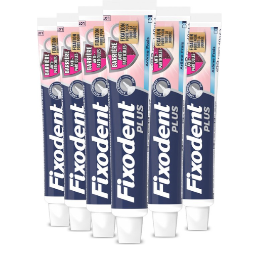 Fixodent Plus Kleefpasta Food Barrier - Fris - 6 x 40 gram