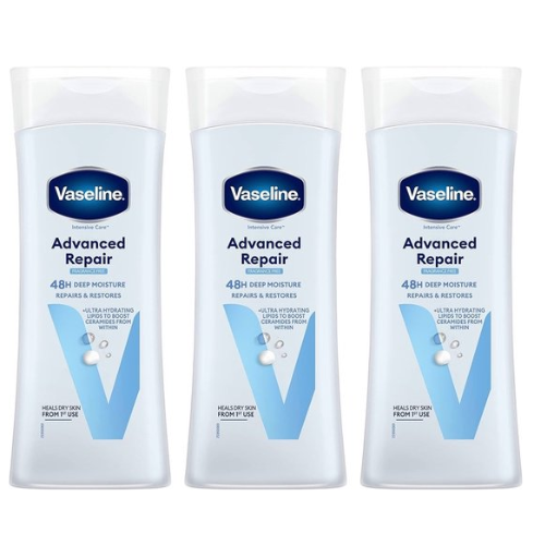 Vaseline Advanced Repair Bodylotion - 3 x 400 ml