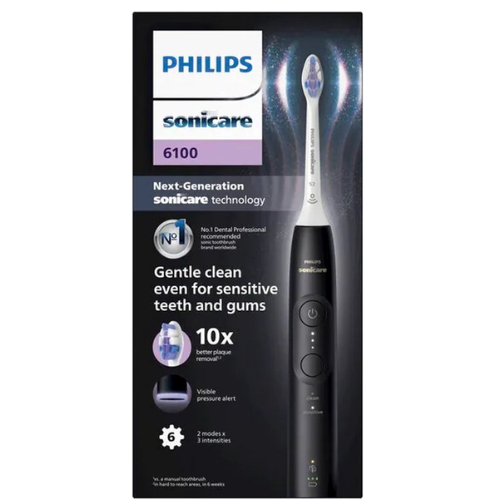 Philips sonicare 6100 zwart