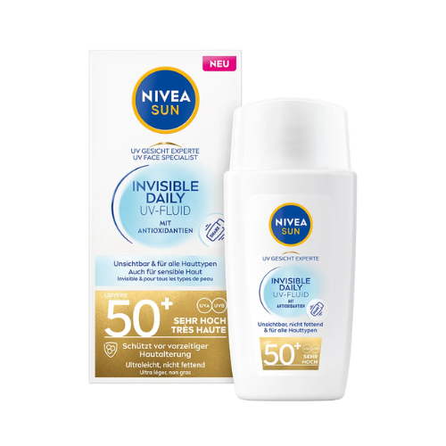 NIVEA SUN UV Gesicht Experte Invisible Daily UV-Fluid LSF 50+  - 40ml