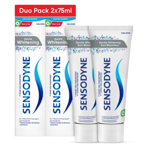 Sensodyne - Gentle Whitening - Toothpaste - Duo Pack 2 x 75 ml