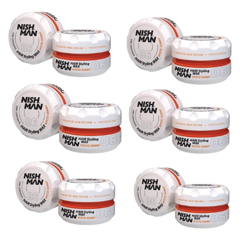Nish Man- Hair Wax- 06 Mystic Gummy - 6 pieces