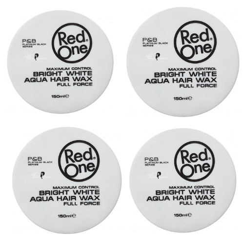 RedOne Hair Wax – Aqua Hair Wax White - 4 x150ml