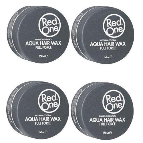 Red one Black Hair Wax Black Aqua - 4 x 150ml
