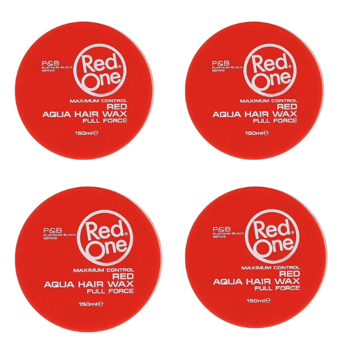Red One Red Aqua Hair Wax -4 x 150 ml