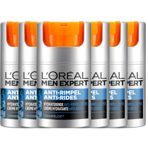 L'Oréal Men Expert Stop Wrinkles Day Cream - value pack 6 x 50 ml