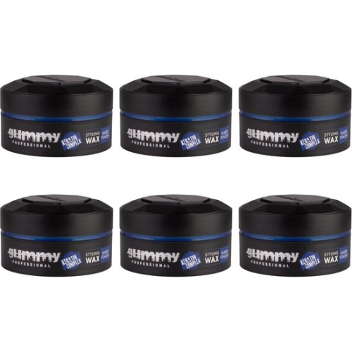 Gummy Keratin Complex Styling Wax Hard Finish - value pack 6 pieces