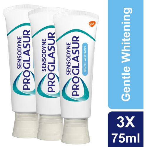 Sensodyne - Toothpaste - Pro Glasur - Gentle Whitening - 3 x 75ml