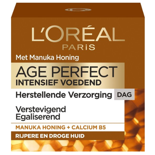 L'Oréal Paris Age Perfect Day Cream with Intensive Nourishing Manuka Honey - Powerful, Unprocessed Ingredient - Essential Nutrients and Minerals - 50 ml