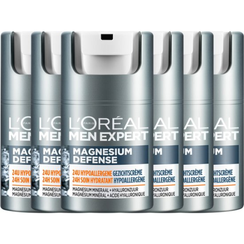 L'Oréal Men Expert Magnesium Defence Day Cream - value pack - 6 x 50 ml