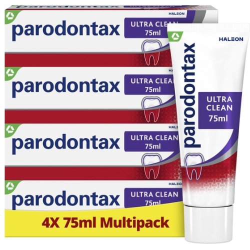 Parodontax Ultra Clean daily toothpaste against bleeding gums 4 x 75ml