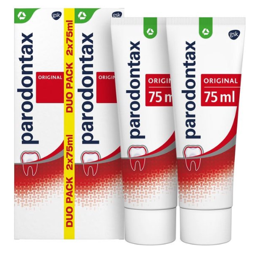 Parodontax - Original - daily - Toothpaste - against bleeding gums - 2x75 ml