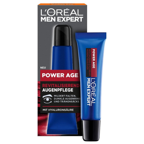 L'oreal Men Expert Power Age Revitalized Eye cream with hyaluronic acid