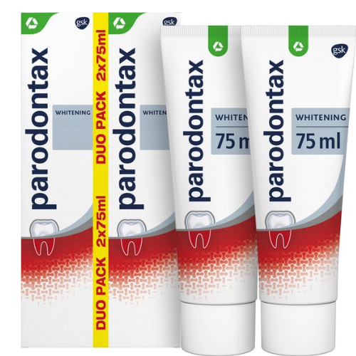 Parodontax Whitening daily toothpaste against bleeding gums 2x75 ml