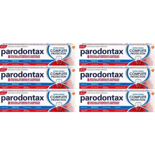Parodontax Toothpaste Extra Fresh Complete Protection - 6 x 75ml