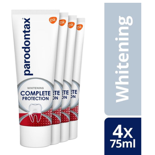 Parodontax Complete Protection Whitening - Toothpaste - against bleeding gums - 4x75 ml