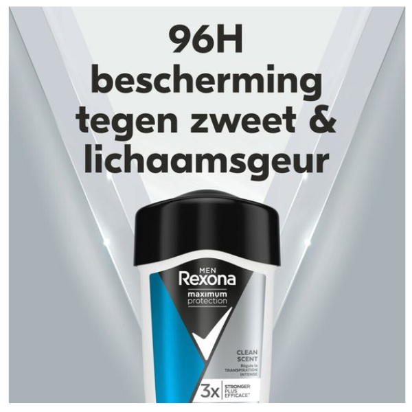 Rexona - Anti-Transpirant Deodorant Stick - Men Maximum Protection -  Voordeelverpakking 12 x 45 ml