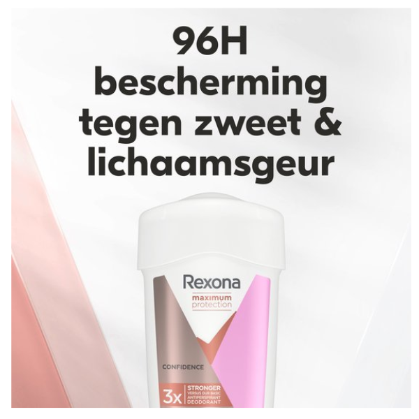 Rexona - Deodorant Stick - Women Maximum Protection Anti-Transpirant Confidence - Voordeelverpakking-12 x 45 ml