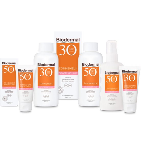 Biodermal Sun spray for sensitive skin SPF 50+ - Sun spray - also suitable for children - 175ml