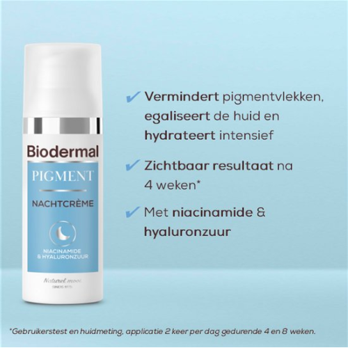 Biodermal Pigment Night Cream - reduces hyperpigmentation, such as pigment spots - 50 ml