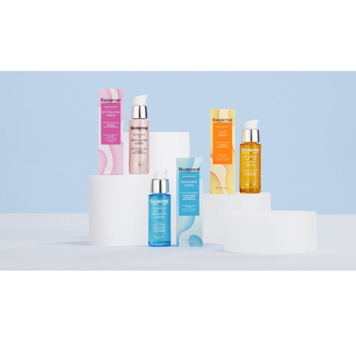 Biodermal Skin Booster Glow serum – Serum for a radiant skin with hyaluronic acid and Vitamin C - Hyaluronic acid serum 30ml