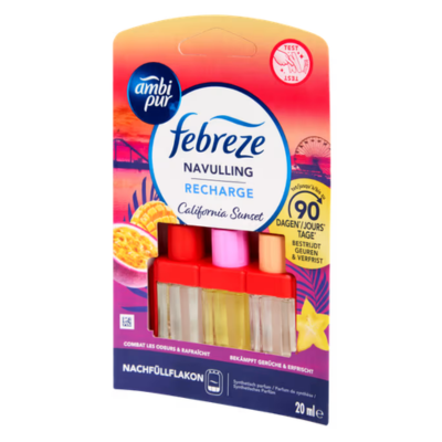 Ambi Pur Febreze elektrische luchtverfrisser navulling California Sunset - 20ml