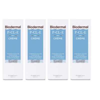 Biodermal P-CL-E Creme - Dagcreme - gezichtscreme -  Voordeelverpakking 4 x100ml