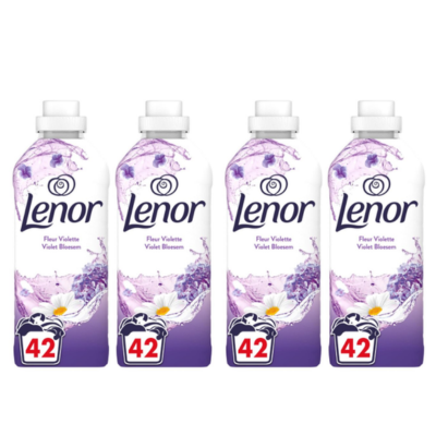 Lenor Wasverzachter Purple Blossom  voordeelverpakking 4 x 42 Wasbeurten - 3528 ml