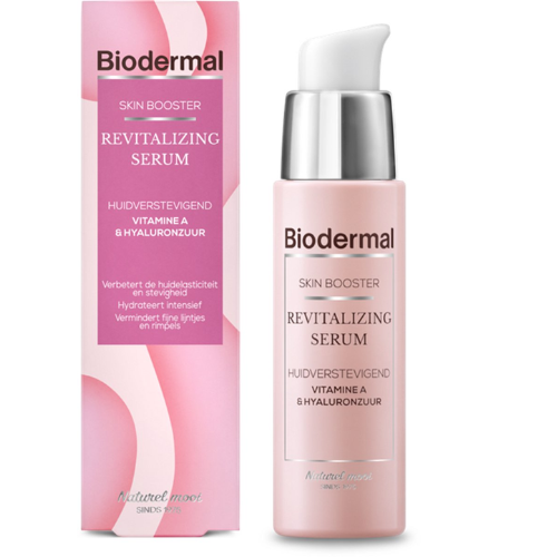 Biodermal Skin Booster Revitalizing serum – Improves skin elasticity and firmness with hyaluronic acid and Vitamin A - Hyaluronic acid serum 30ml