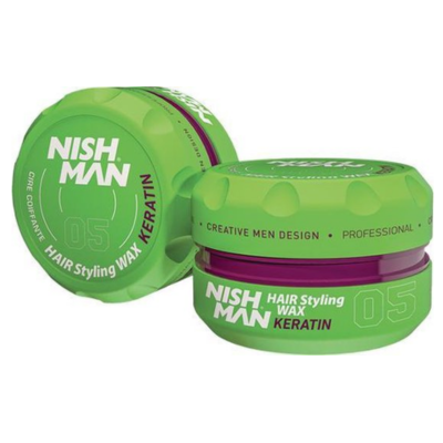 Nish Man- Hair Wax- 05 Keratin - 150ml