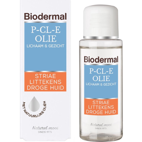 Biodermal P-CL-E Oil - Skin oil - Skin care for stretch marks, scars and dry skin - Skin oil 75 ml