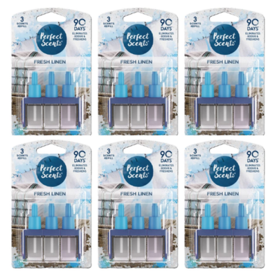 Perfect Scents 3Volution Navulling Fresh Linen - 6 x 20 ml
