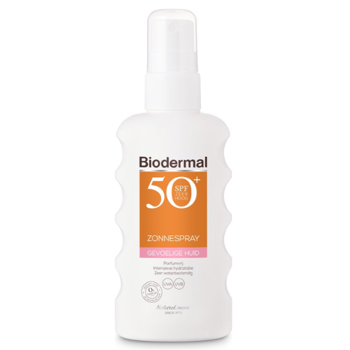 Biodermal Sun spray for sensitive skin SPF 50+ - Sun spray - also suitable for children - 175ml