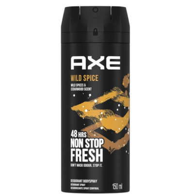 Axe - Deodorant Bodyspray - 48hrs Non Stop Fresh - Wild Spice - Wild Spices & Cedarwood - 150 ml