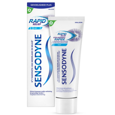 Sensodyne Rapid Relief – Tandpasta – Gevoelige tanden - 75ml
