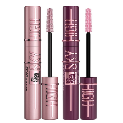 Maybelline New York - Duo Lash Sensational Sky High Mascara - Very Black + Burgundy Haze - Lengte Mascara - 7,2ml X2