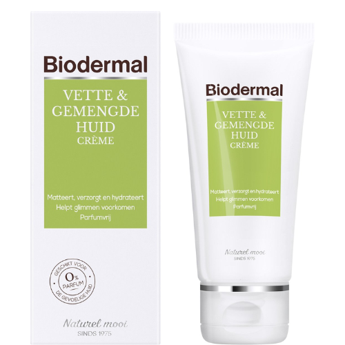 Biodermal Day Cream Oily &amp; Combination Skin - 50ml - Helps prevent shine