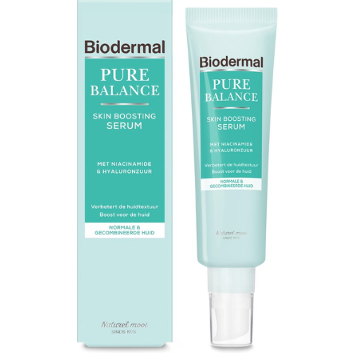 Biodermal Pure Balance Serum - Skin Boosting Serum - Serum with hyaluronic acid and niacinamide - 30ml