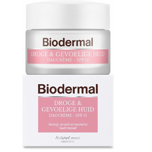 Biodermal Day Cream Dry &amp; Sensitive Skin - 50ml - Hydrates and restores