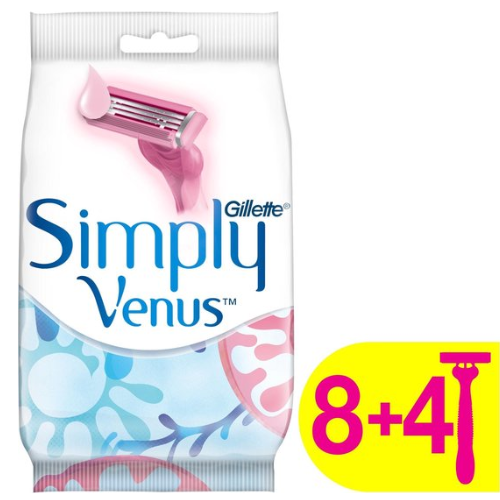 Gillette Venus Simply - Disposable Razors - Pack of 12