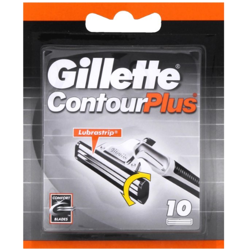 Gillette Contour Plus - 10 pieces - Disposable razors - Value pack 6x 10 pieces