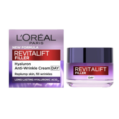 L’Oréal Paris Revitalift Filler Dagcrème - Verouderende huid, Gecombineerde huid, Normale huid, Gevoelige huid - 50ml